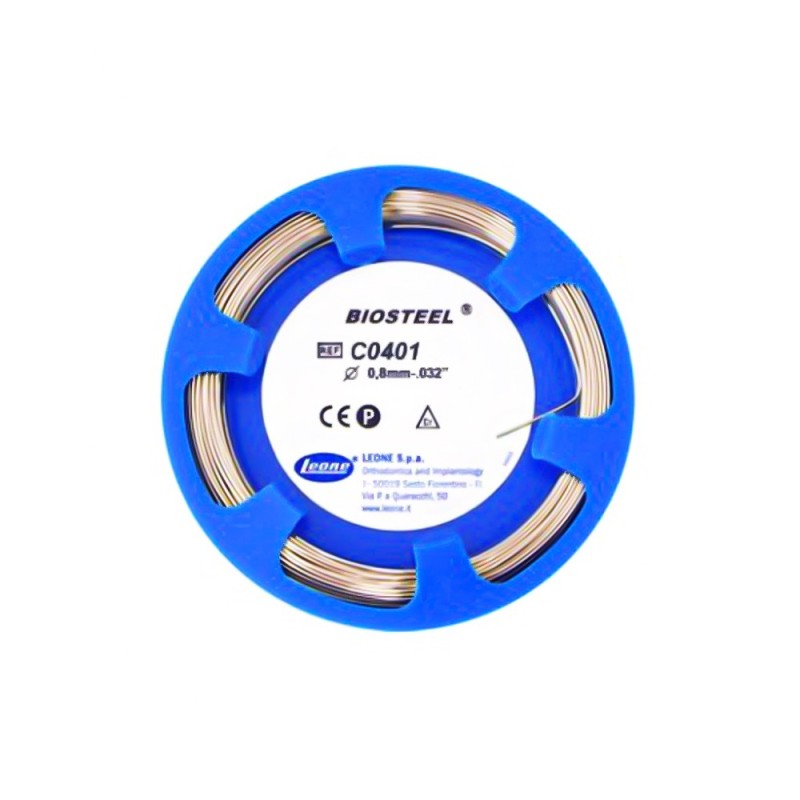 Drut BIOSTEEL okr. 1,0 mm (10 m) bezniklowy